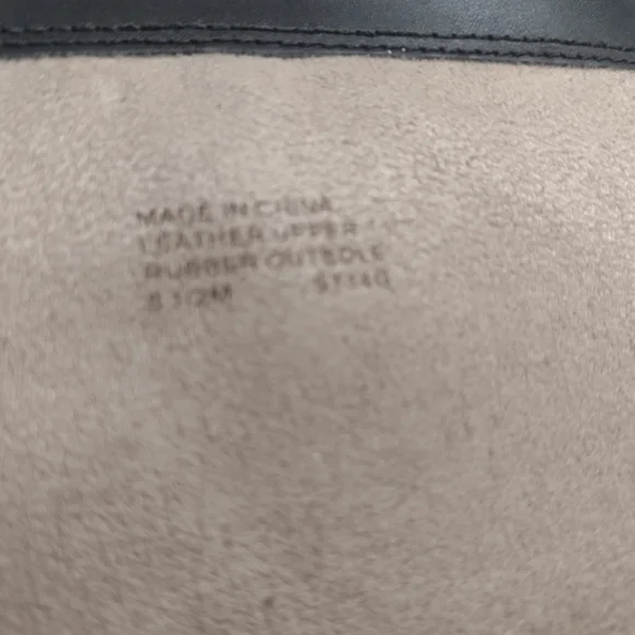 Black Leather Boots and Belt Set - Picture 12 of 12